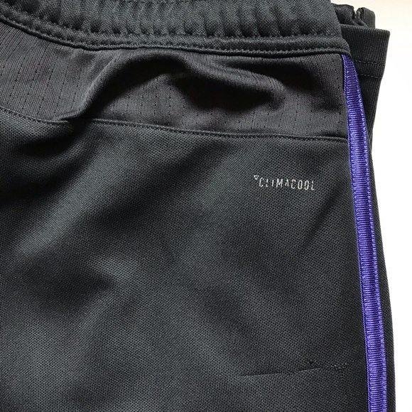 Adidas Tiro Climacool Training Pants Dark Grey/Purple Women’s Size S - Picture 7 of 9